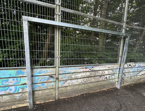 Start ins neue Schuljahr im neuem Glanz des Outdoor-Bereich „Ballkäfig“